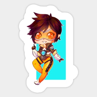 Chibi Tracer - Overwatch Sticker